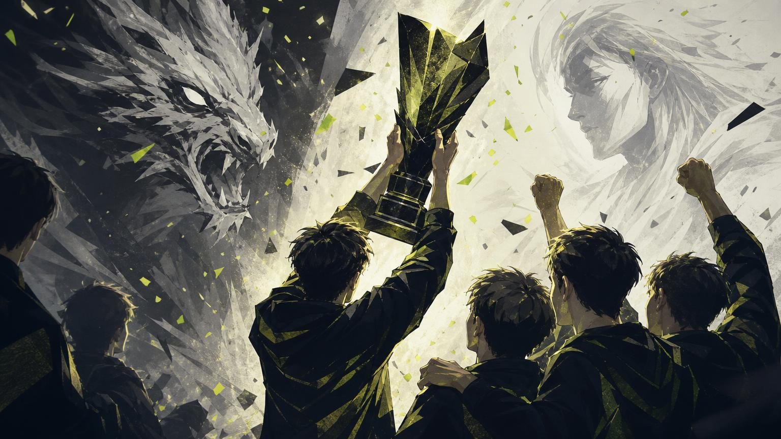 Dota 2 esports tournament stage representing the BLAST Slam VIII grand final between Yandex and Team Spirit