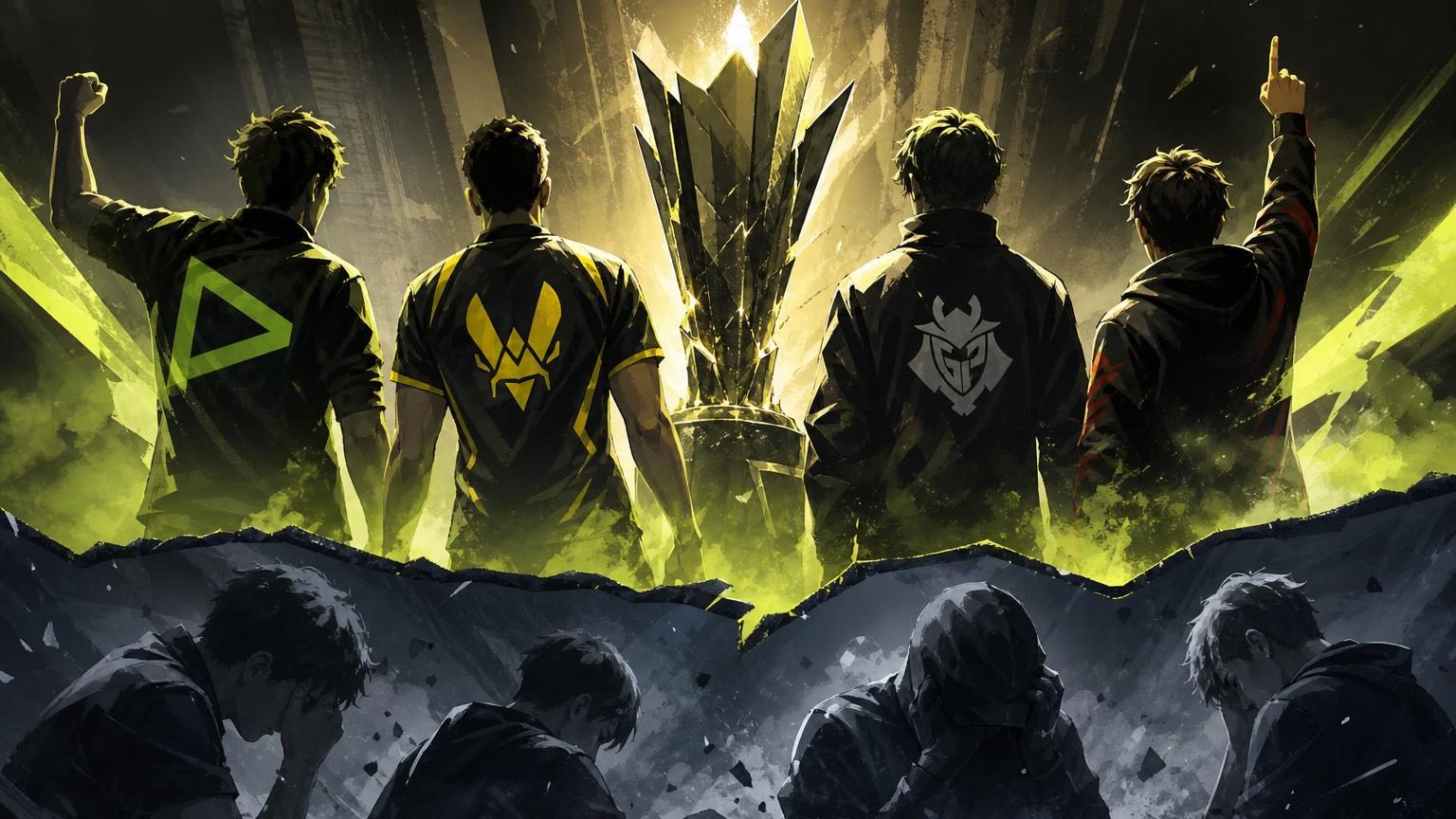 VALORANT Champions 2026 tournament branding ahead of the semi-final stage