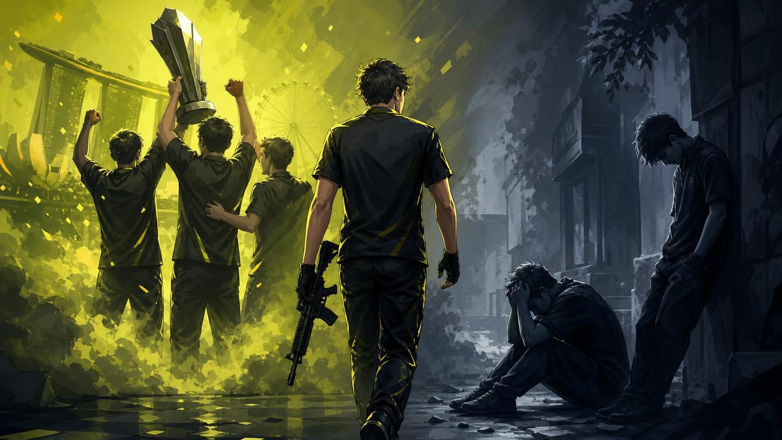 Vitality CS2 players competing on stage at PGL Masters Bucharest